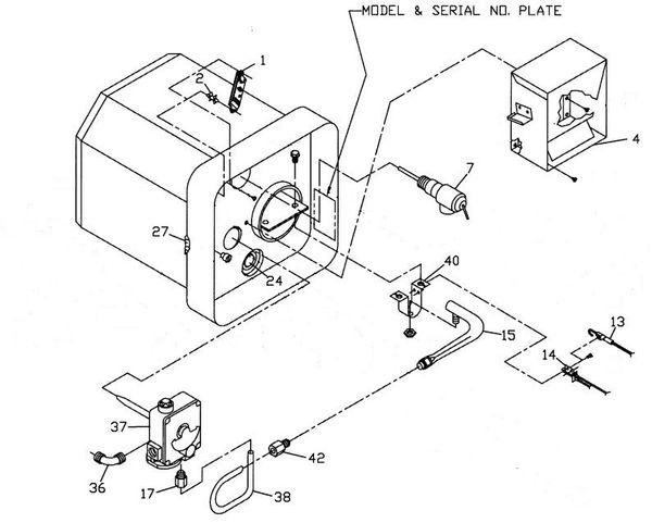 Suburban Water Heater Model SW10PR Tune-Up Kit