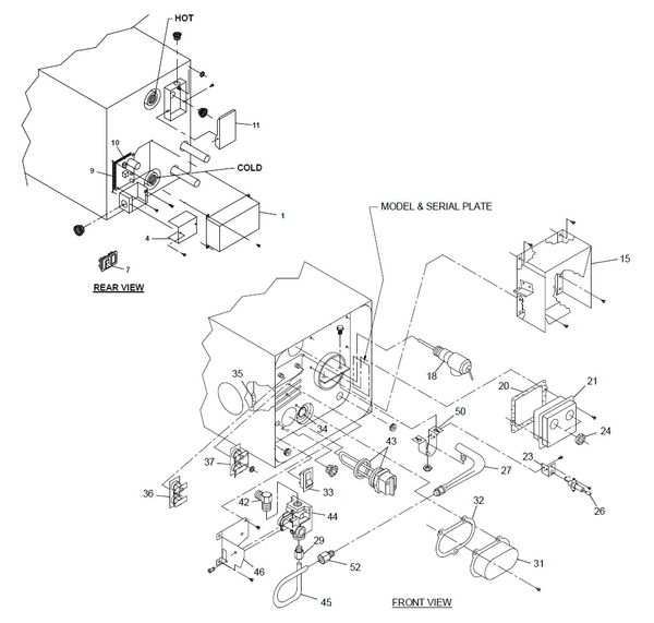 Suburban Water Heater Model SW16DEM Tune-Up Kit