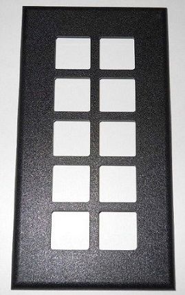 Intellitec 10 button Black Switch Cover 64-00272-000