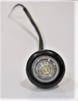 LED Marker Light, Clear Lens, White Light, 2 Diode, L16-0052