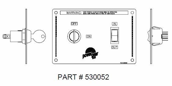 Power Gear Slide Room Switch 530052