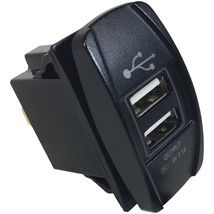 WirthCo Rectangular Dual USB Charger 20603
