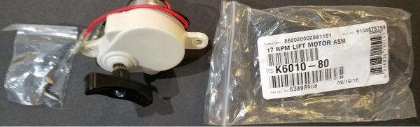 Fan-Tastic Vent Lift Motor Assembly, Off White, K6010-80