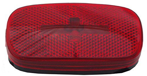 RV Incandescent Marker Light, Red, L04-0059R-BLK