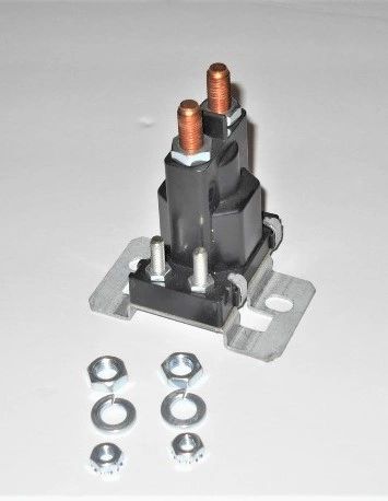 Continuous Duty 12V Solenoid / Relay, 100 AMP, 4 Stud, 120-901