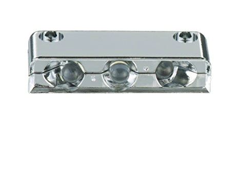 3 LED Diode Chrome Plumbing Bay Lights