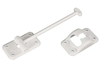 RV Designer White Plastic 6 Inch Entry Door Holder E235