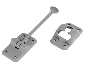 RV Designer Grey Plastic 6 Inch Entry Door Holder E238