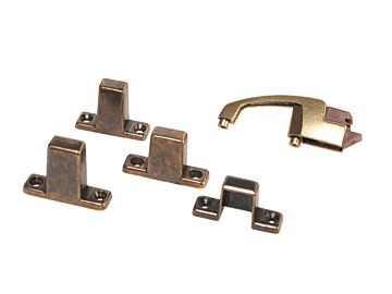 RV Designer Positive Latch With Antique Finish, H243