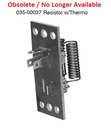Dash Blower Motor Resistor 035-00037