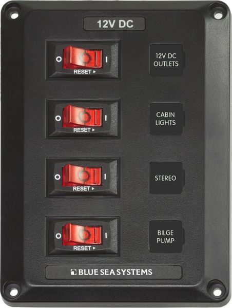 4 Position Circuit Breaker Panel 4350