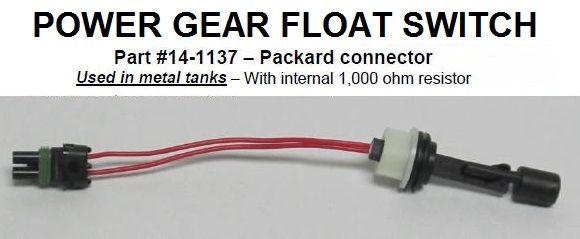 Power Gear Vertical Float Switch 14-1137