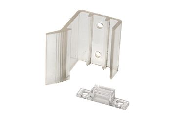 RV Designer Sliding Mirrored Door Latch, Clear, H527