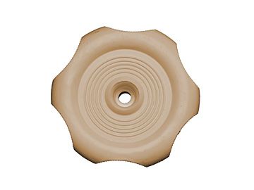 RV Designer RV Universal Window Knob 1/2" Shaft, Beige, H718