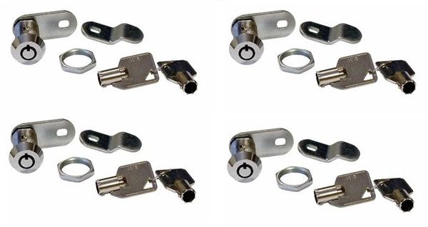 RV Designer 1-1/8 Inch Ace Compartment Lock 4 Pack Kit L328