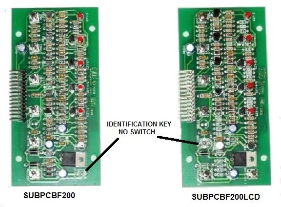 KIB Electronics Replacement Board Assembly, F200 Series, SUBPCBF200