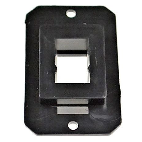 Black Single Contoured Switch Assembly Base AH-FLR-1-5