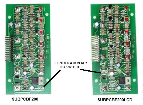 KIB Electronics Replacement Board Assembly, F200 Series, SUBPCBF200LCD