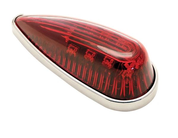 Airstream Red LED Tear Drop Clearance Light L04-0101R