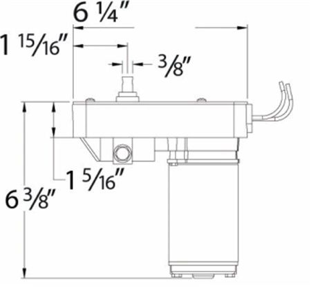 Lippert And Venture Actuator Slide-Out 28:1 Motor 136373