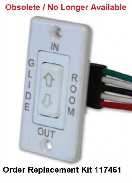 Lippert Slide Out White Switch Kit 173628