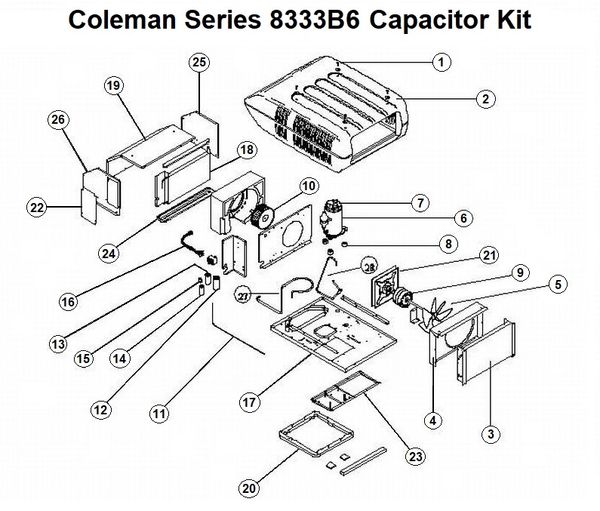 Coleman Air Condition Capacitor Kits | pdxrvwholesale