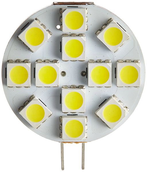 G4 Base 12 LED Bulb, L Pin, 150 Lumens, Warm White, 15001V
