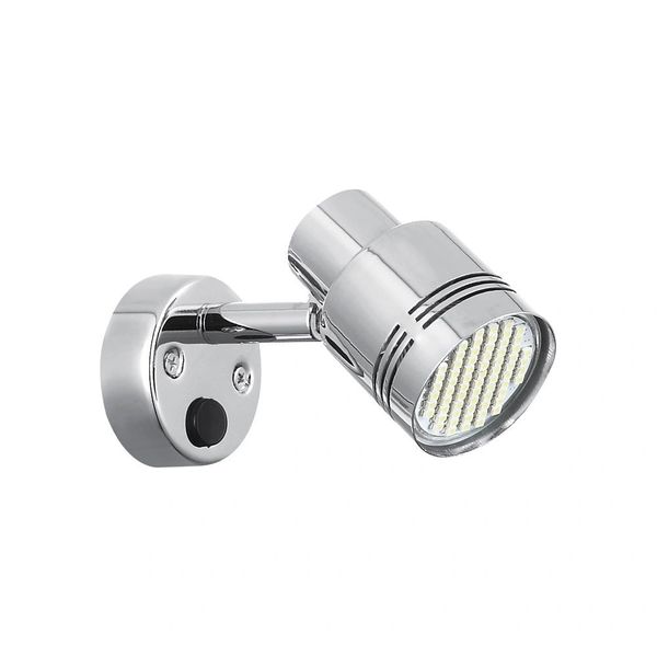 LED Reading Light, 66 LED, 190 Lumen, Chrome Finish, 9090109