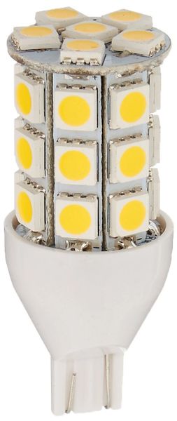 921 LED Bulb, 27 LED's, 250 Lumens, Warm White, 6 Pack, 25011V