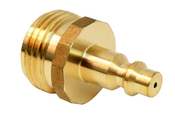 Valterra Blow Out Plug with Quick Connect, Brass, Carded, P23510LFVP