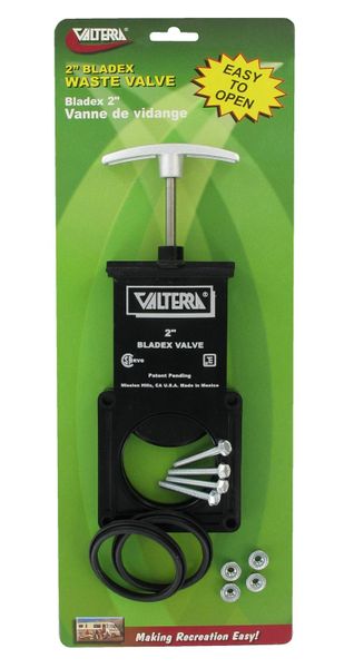 Valterra Bladex™ Waste Valve Body, 2″, Metal Handle, Carded, T1002VPM