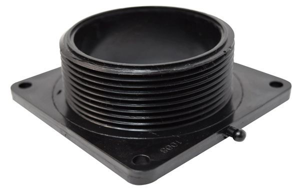 Valterra RV Sewer Hub with Flange, MPT, 3", T1008