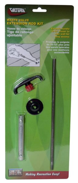 Valterra Extension Rod Kit for Valterra Waste Valve - Adjustable - 10" to 12", T1046-10VP