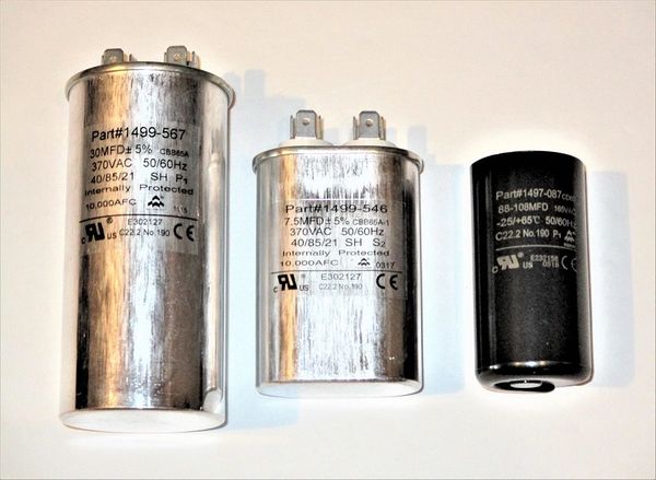 Coleman Air Conditioner Model 6757A707 Capacitor Kit