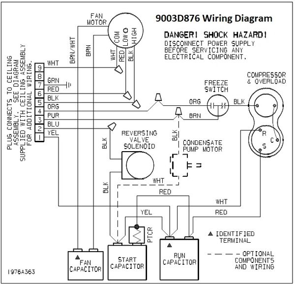 Coleman Heat Pump Model 9003D876 Capacitor Kit | pdxrvwholesale