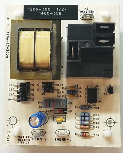 Coleman OD Temperature Relay Board 1460-3581