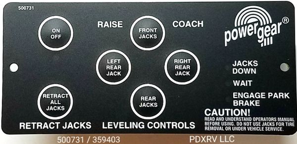 Power Gear Manual Leveling Control Kit 1010001131