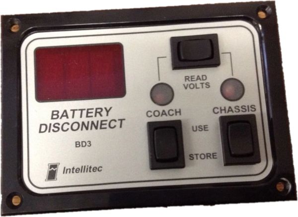 Intellitec Battery Disconnect Panel, BD3, 01-00066-007