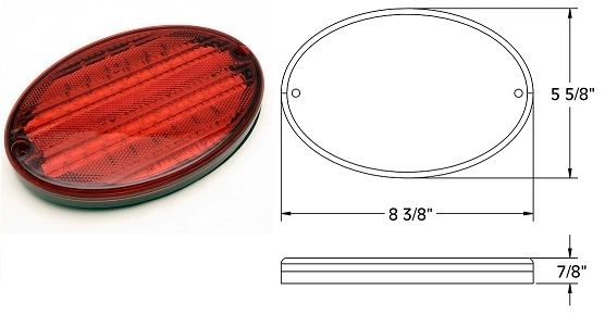 RV LED TAIL LAMP, 52 LED, L03-0066