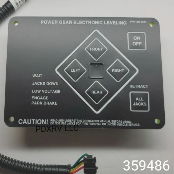 Lippert Electronic Leveling Touch Pad Kit 359486 | pdxrvwholesale