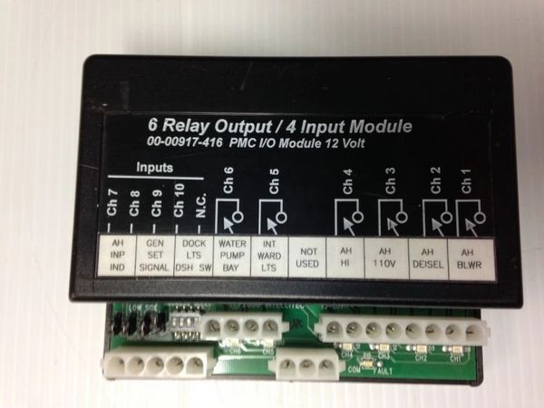 Intellitec 6 Relay Output/4 Input Module, PMC I/O Module, 00-00917-416