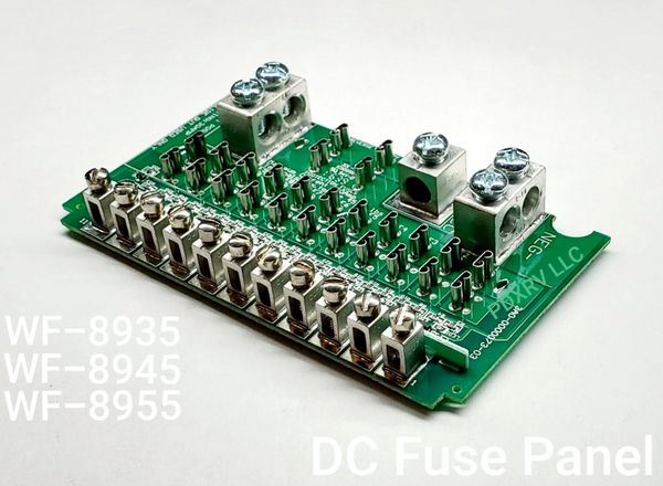 DC Fuse Panel for WF8935, WF8945, WF8955 WFCO Converters
