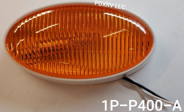 RV Oval incandescent Porch Light 1P-P400-A