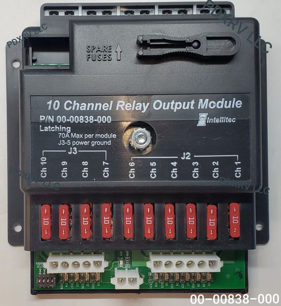 Intellitec 10 Channel Relay Output Module, Latching, 00-00838-000