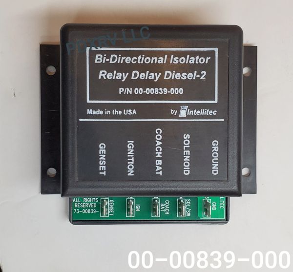 Intellitec Bi-DirectionaI Isolator Relay Delay 00-00839-000