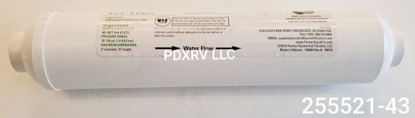 Shurflo 10" In-line Water Filter 255521-43