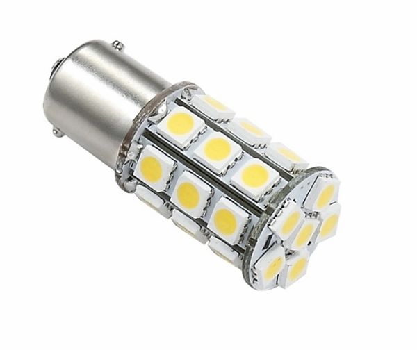 1156 / 1141 LED Bulb, 27 LED's, 250 Lumens, Warm White, 25001V