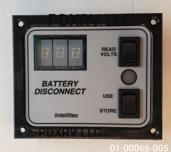 Intellitec Battery Disconnect Panel, BD1, 01-00066-005
