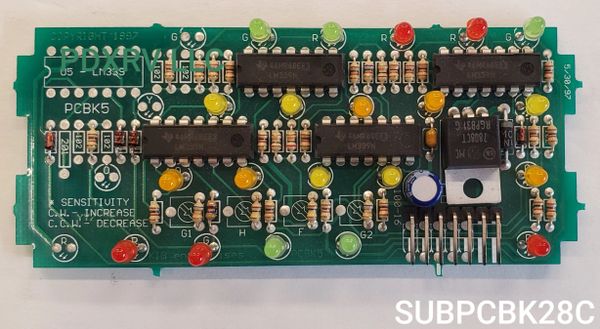 KIB Electronics Replacement Board Assembly, K21-2F Panel Only, SUBPCBK28C