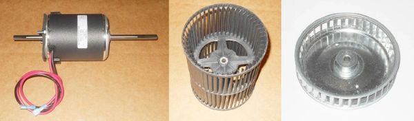 Suburban Furnace Model SF-20FQ Blower Motor / Blower Wheel / Combustion Wheel Kits